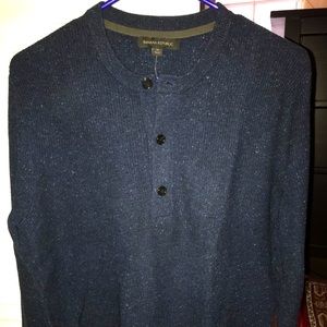 Banana Republic three-button sweater